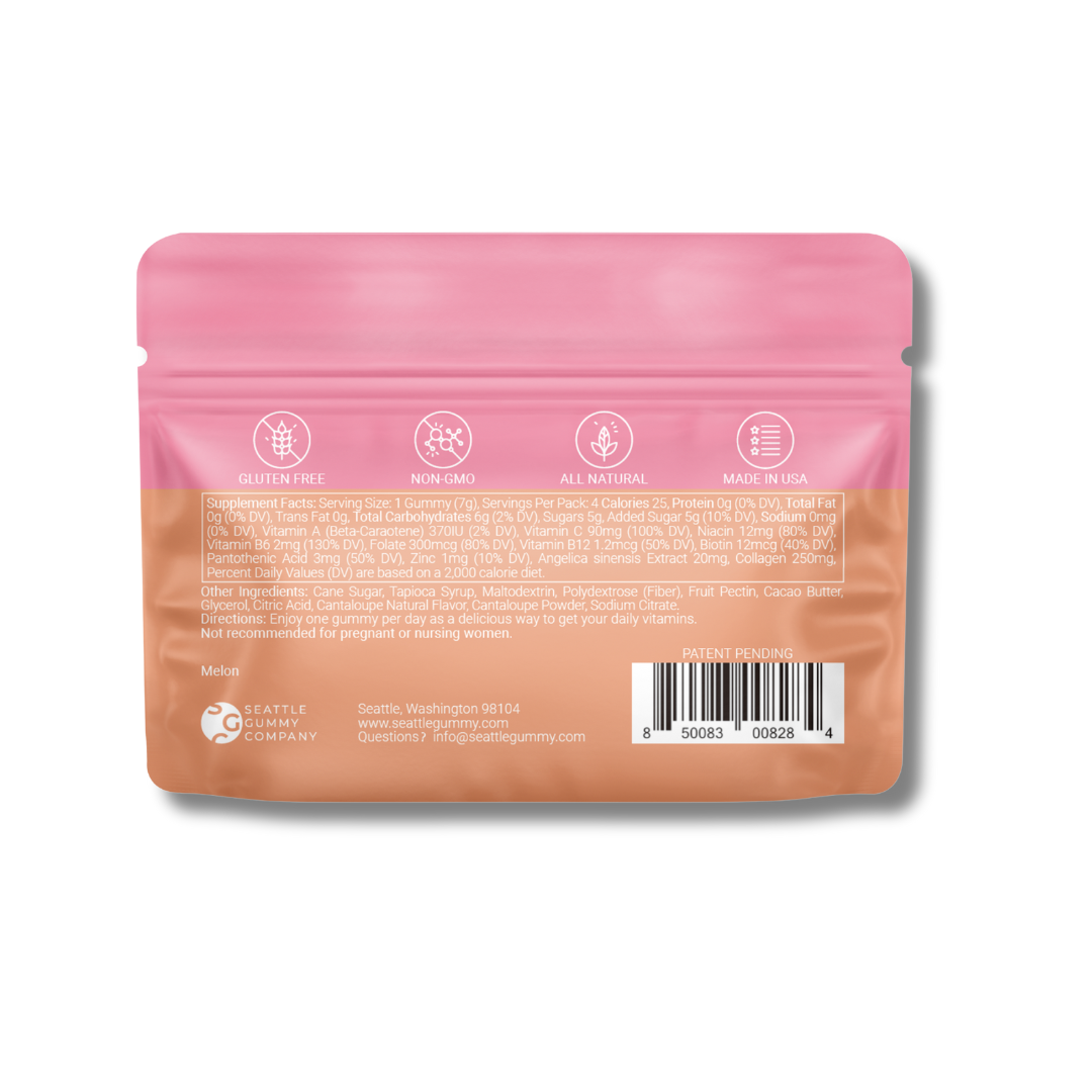 Multivitamin Gummy with Angelica | Melon (12-Pack)