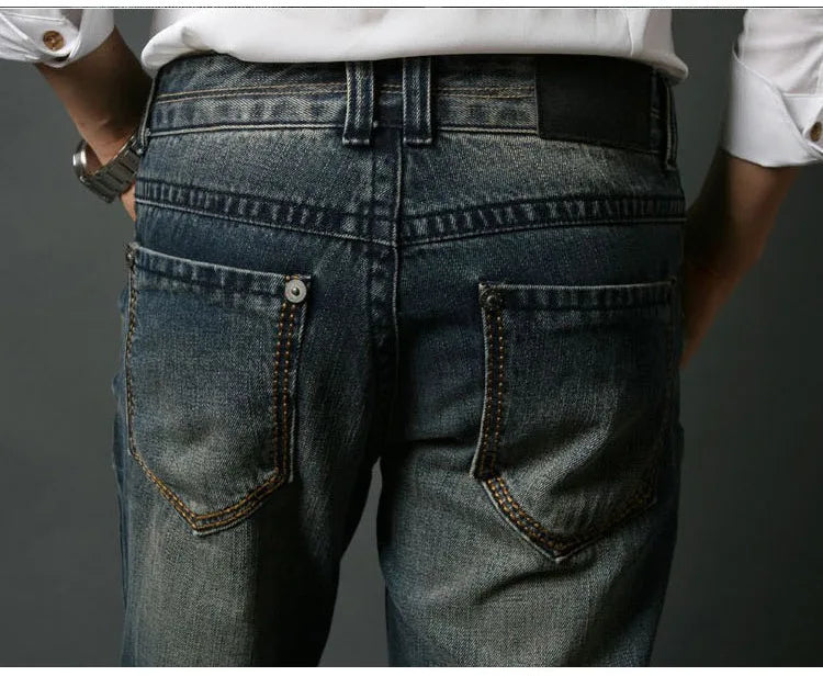 ICPANS Mens Flared Jeans Bootcut Boot Cut Jeans Men Leg Fit Classic Denim