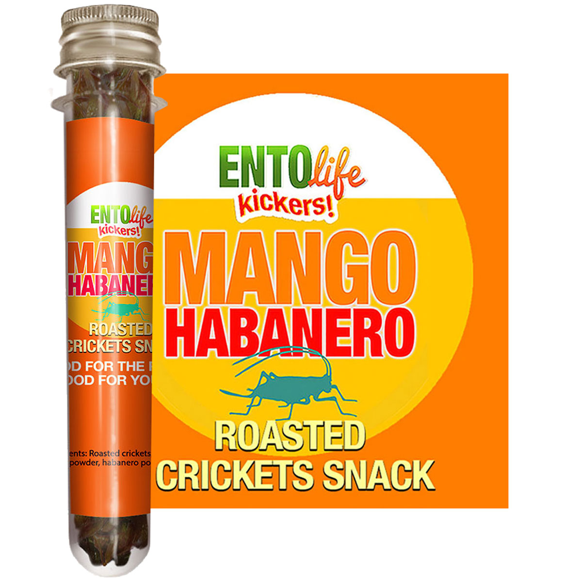 Mini-Kickers Set: Spicy Flavored Roasted Cricket Snack