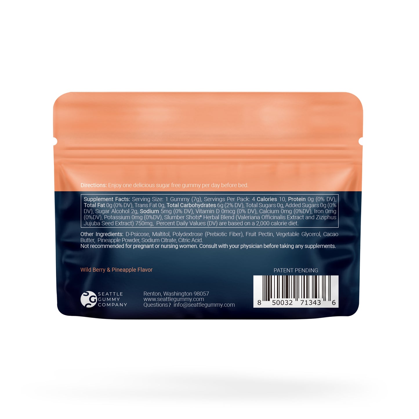 Melatonin Free - Sleep Aid Gummies | 12-Pack, Wild Berry + Pineapple