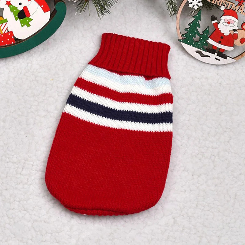 Cute Cat Sweater Costume Winter Warm Pet Clothes for Cats