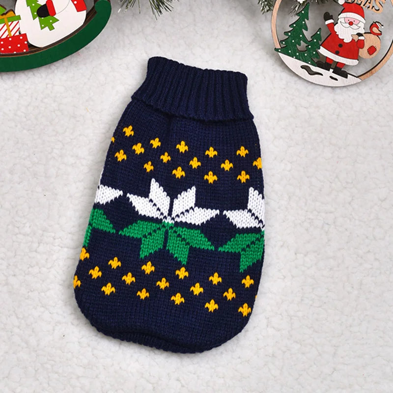 Cute Cat Sweater Costume Winter Warm Pet Clothes for Cats