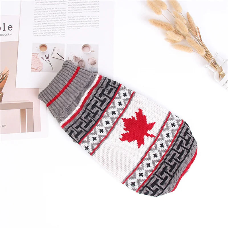 Cute Cat Sweater Costume Winter Warm Pet Clothes for Cats