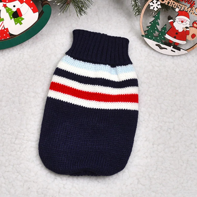 Cute Cat Sweater Costume Winter Warm Pet Clothes for Cats
