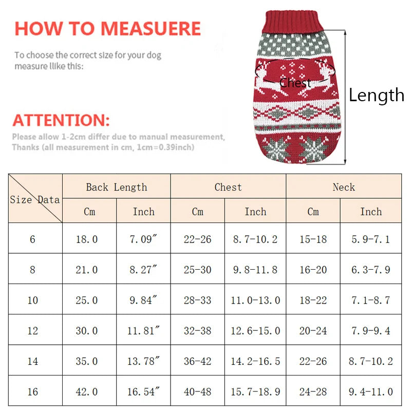 Cute Cat Sweater Costume Winter Warm Pet Clothes for Cats