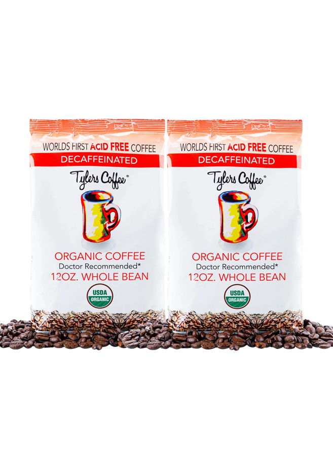 Coffee Tylers Decaf (USDA Organic Swiss water decaffeinated)