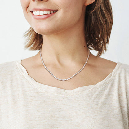 DEW Created Moissanite Tennis Necklace - Available in 6 Sizes