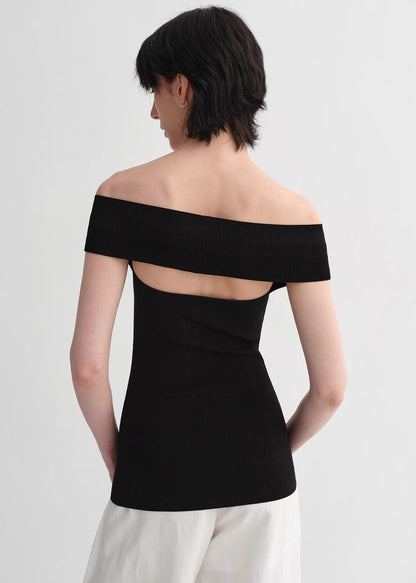 Mulberry Silk Blended One-Shoulder Strapless Elegant Multi-Color