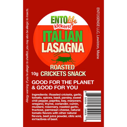 Mini-Kickers Flavored Whole Roasted Cricket Snack