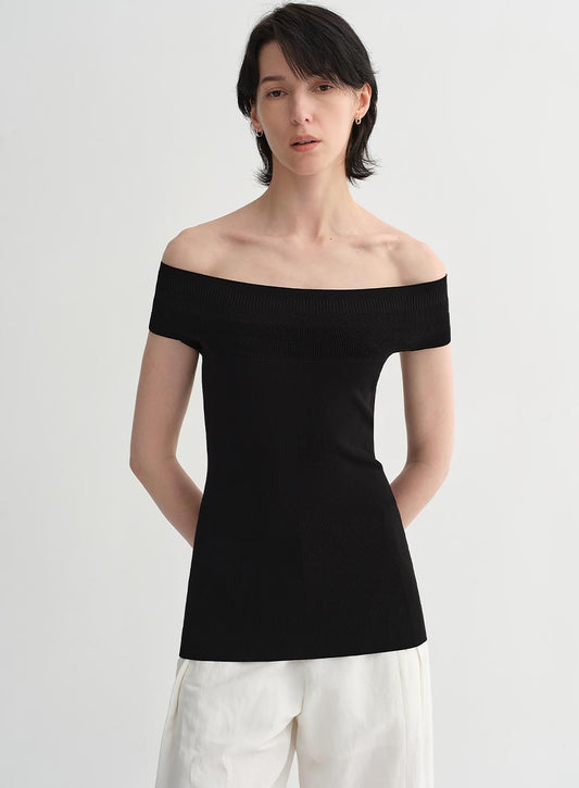 Mulberry Silk Blended One-Shoulder Strapless Elegant Multi-Color