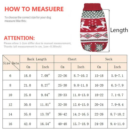 Cute Cat Sweater Costume Winter Warm Pet Clothes for Cats