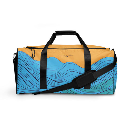 Deep Waves Pattern Weekender Duffle Bag