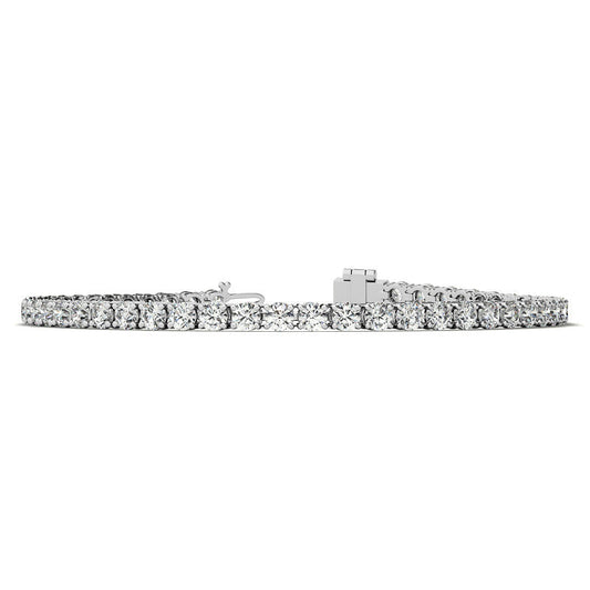 Tennis Bracelet - 3mm Stones - 14K Gold Overlay in White, Yellow or Rose Gold