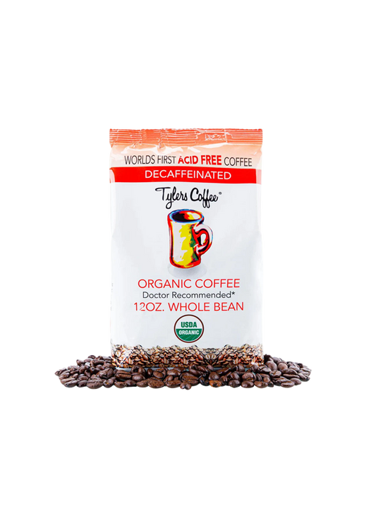 Coffee Tylers Decaf (USDA Organic Swiss water decaffeinated)